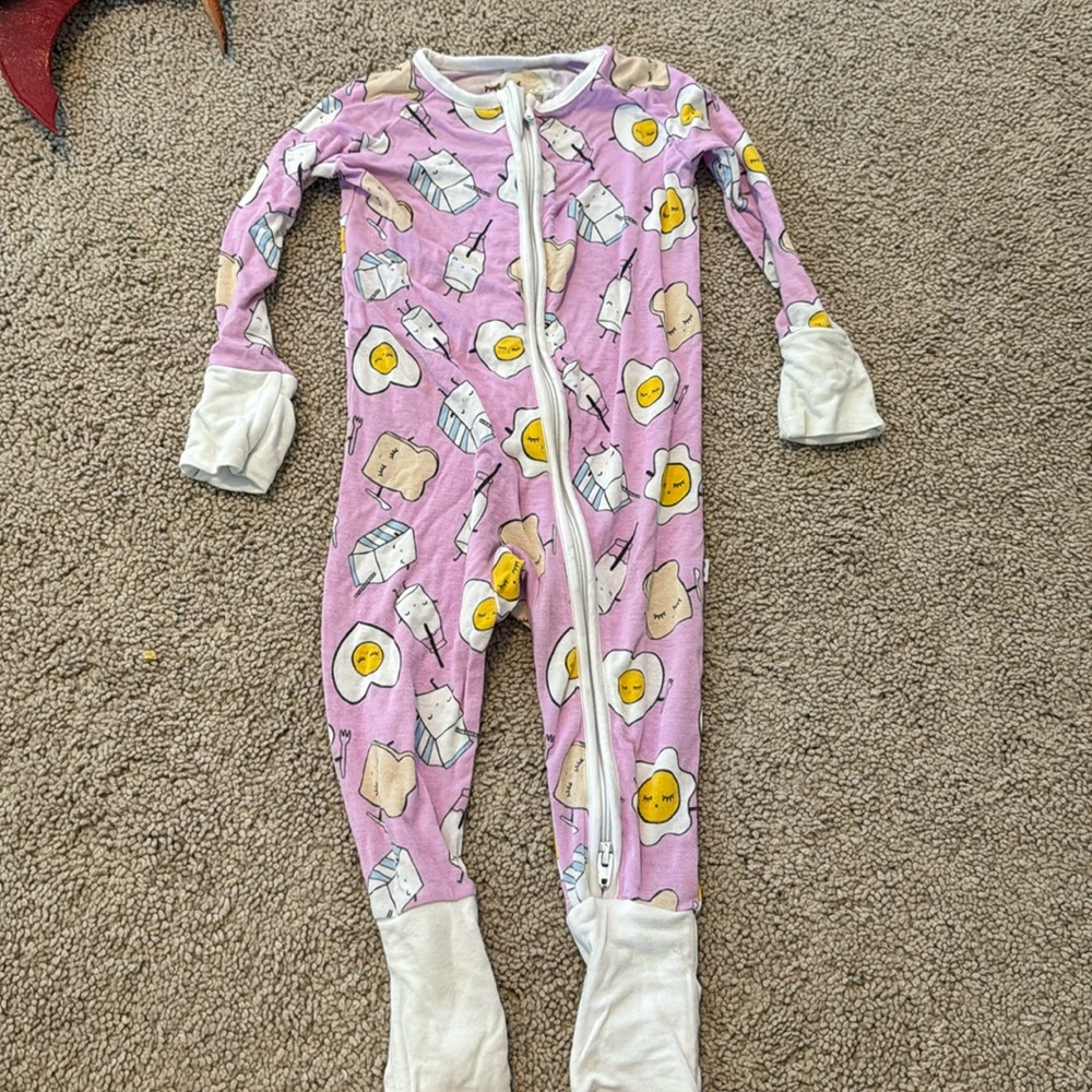 Little Sleepies onesie 3-6m bamboo pajamas